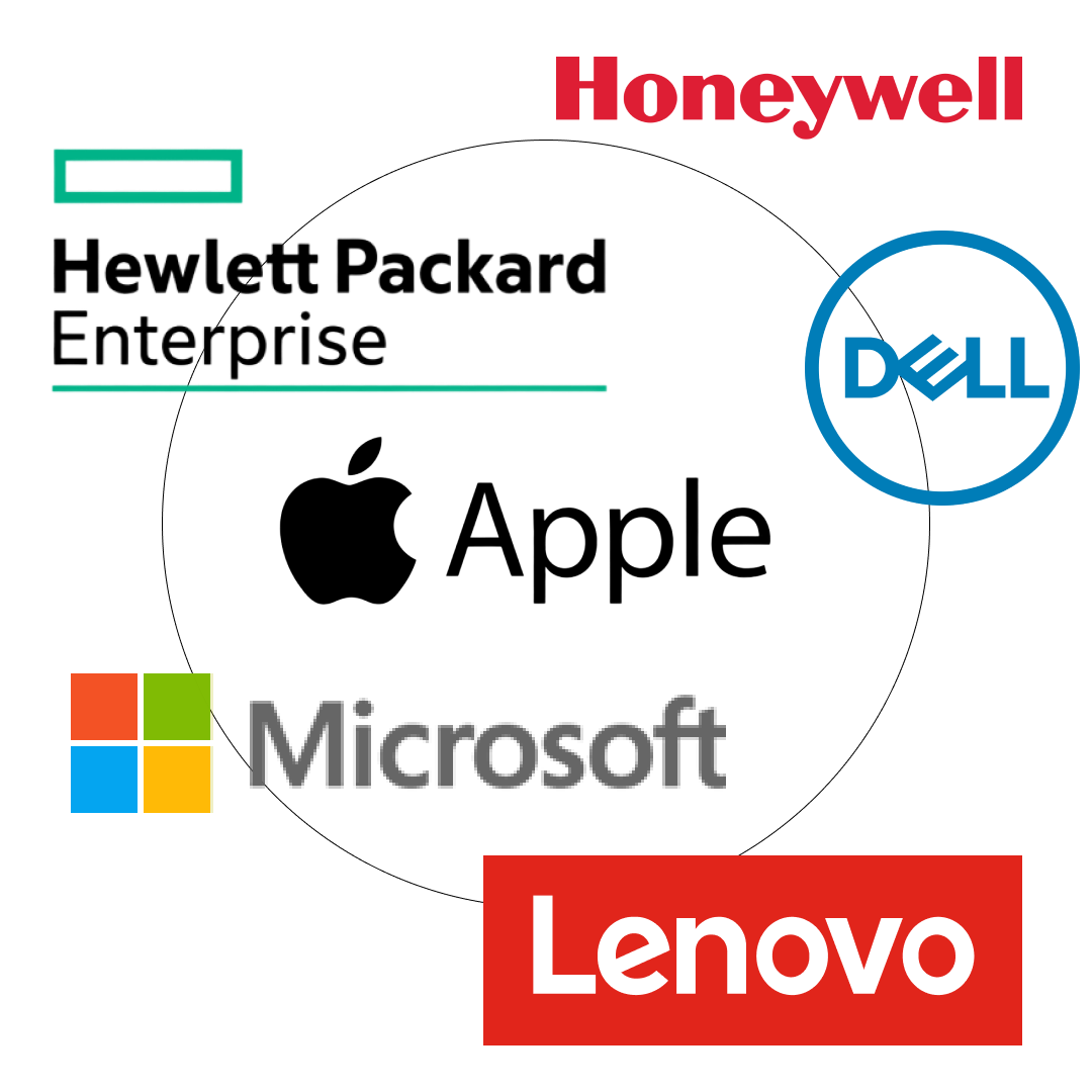 We have established strong relationships with world's most trusted brands.